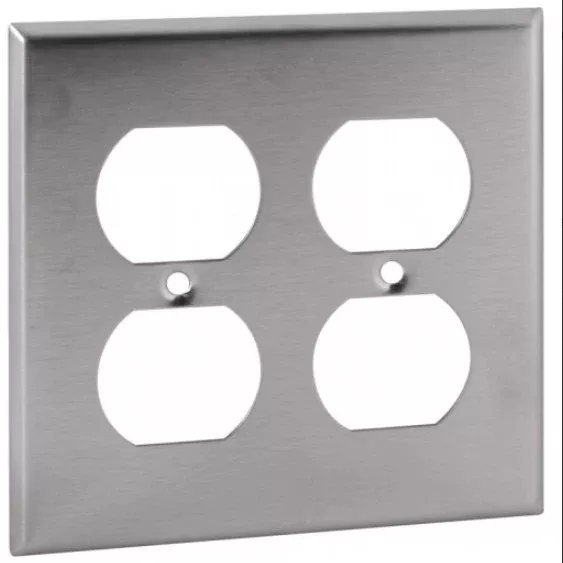Orbit 2G Stainless Cover Duplex Receptacle OS82