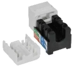 Orbit Keystone Jack CAT6A White KJC6AW
