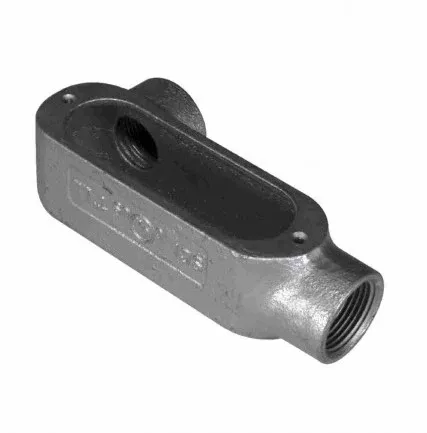 Orbit Threaded Conduit Body, Malleable Iron, Ll, 1 in MLL100