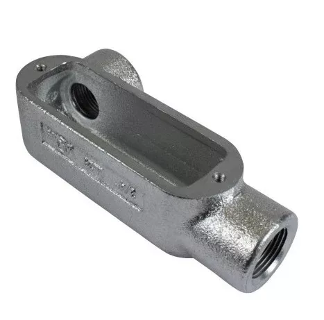 Orbit Type Ll Threaded Conduit Body, Gray Iron Form 8, 1 in LL8100
