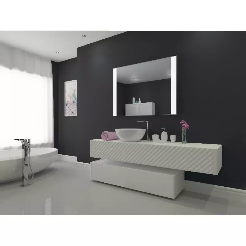 Paris Mirror Galaxy II 48 x 36 Rectangle LED Illuminated Mirror, CCT Selectable