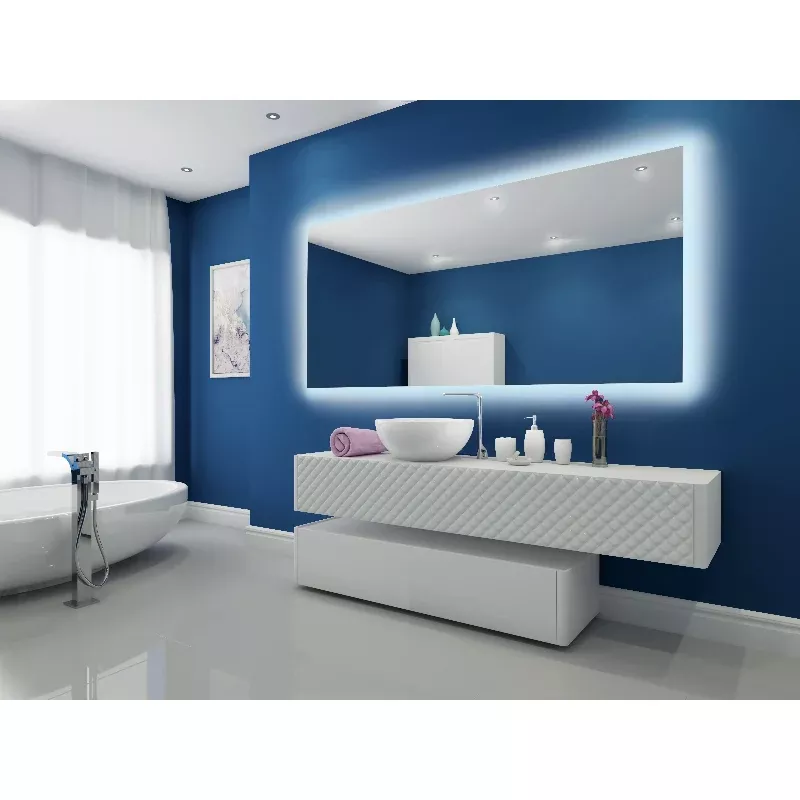 Paris Mirror Original 100 x 45 Rectangle LED Backlit Mirror, CCT Selectable