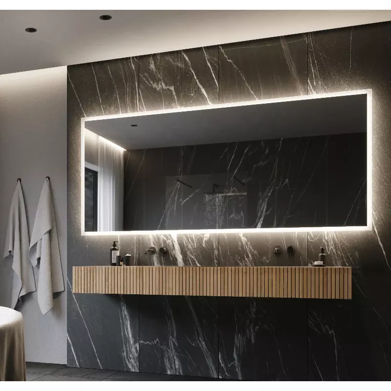 Paris Mirror Rectangle 100" x 45" LED Backlit Mirror