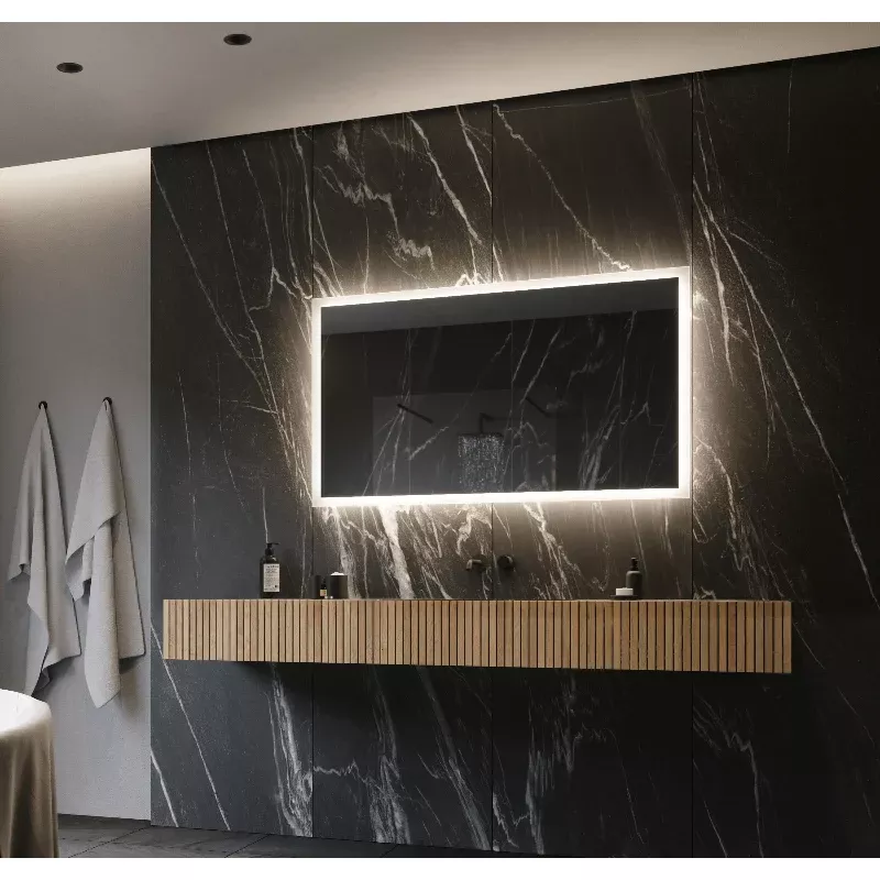 Paris Mirror Rectangle 48 x 28 LED Backlit Mirror
