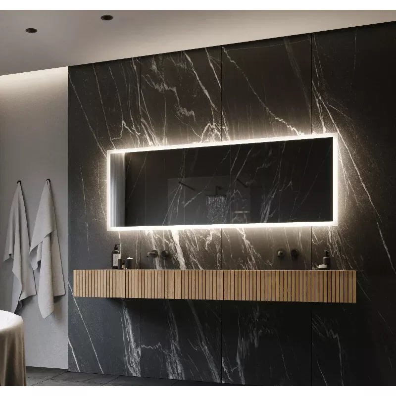 Paris Mirror Rectangle 79 x 30 LED Backlit Mirror