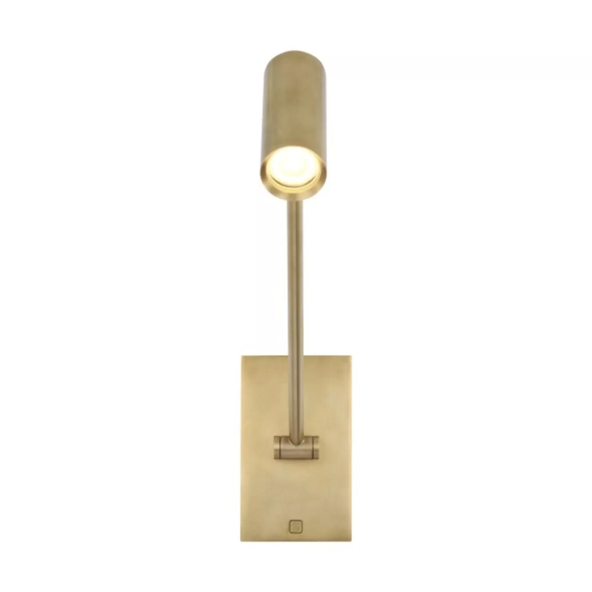 Ponte LED Small Task Sconce, 120-277V, Natural Brass Finish