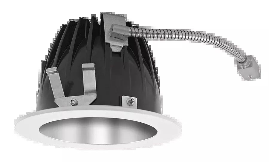 RAB LED Trim MOD 4 Inch Round 50 Degree 4000K 90 CRI Specular Cone White Ring (NDLED4RD-50NHC-S-W)