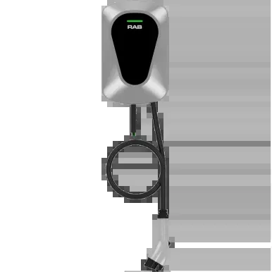 RAB Lighting EVC48/ND Networked Level 2 EV Car Charger, 200-240V, 48A