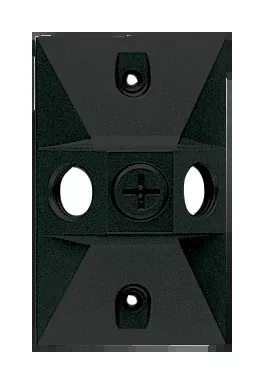 RAB Weatherproof Cover Rectangular 3 Hole Black (R14-3B)
