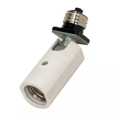 Satco 77-606 One Light Socket Adapter, 3 1/4" Extension, 150W Max