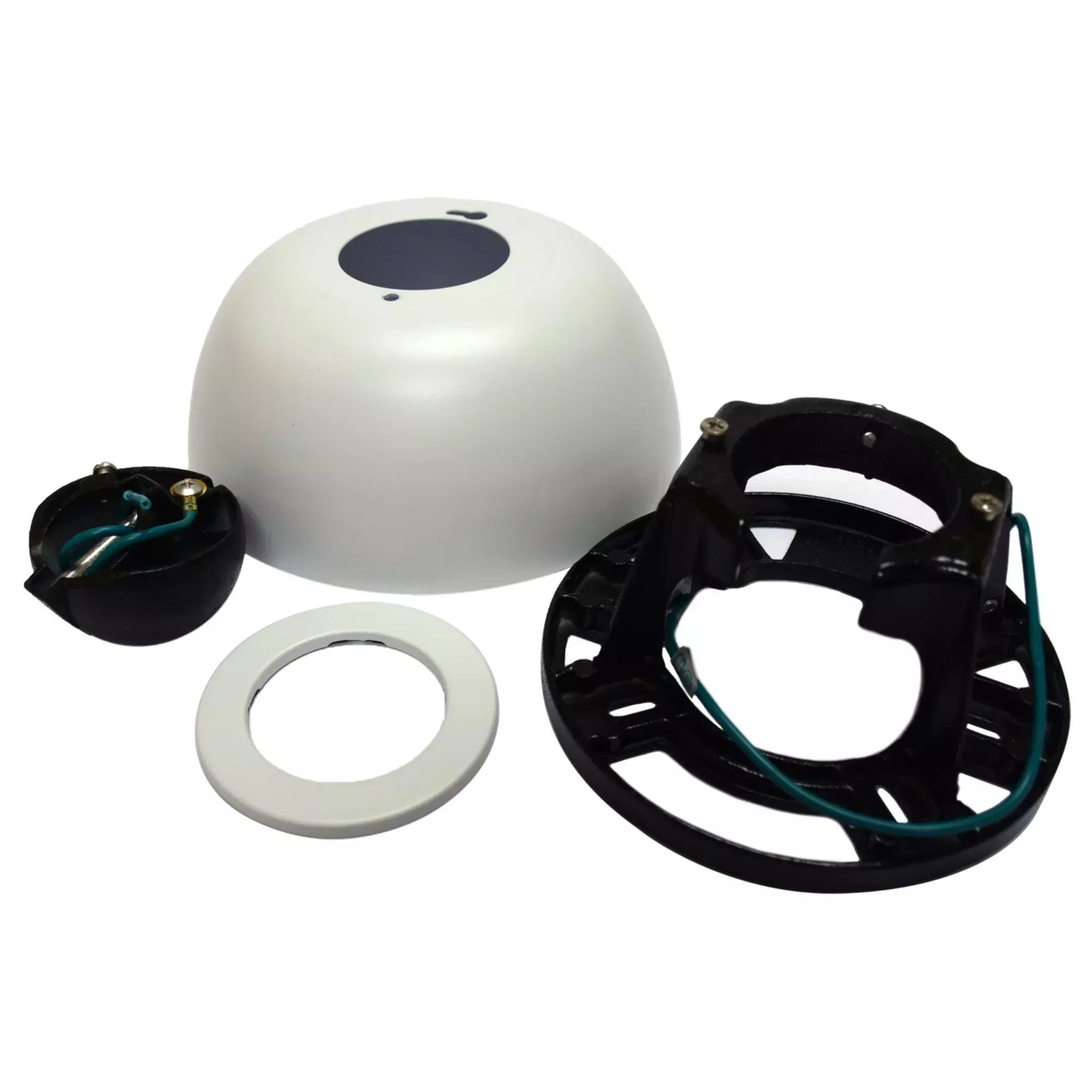 SCK1 Sloped Ceiling Kit, Wet Rated, Matte White Finish