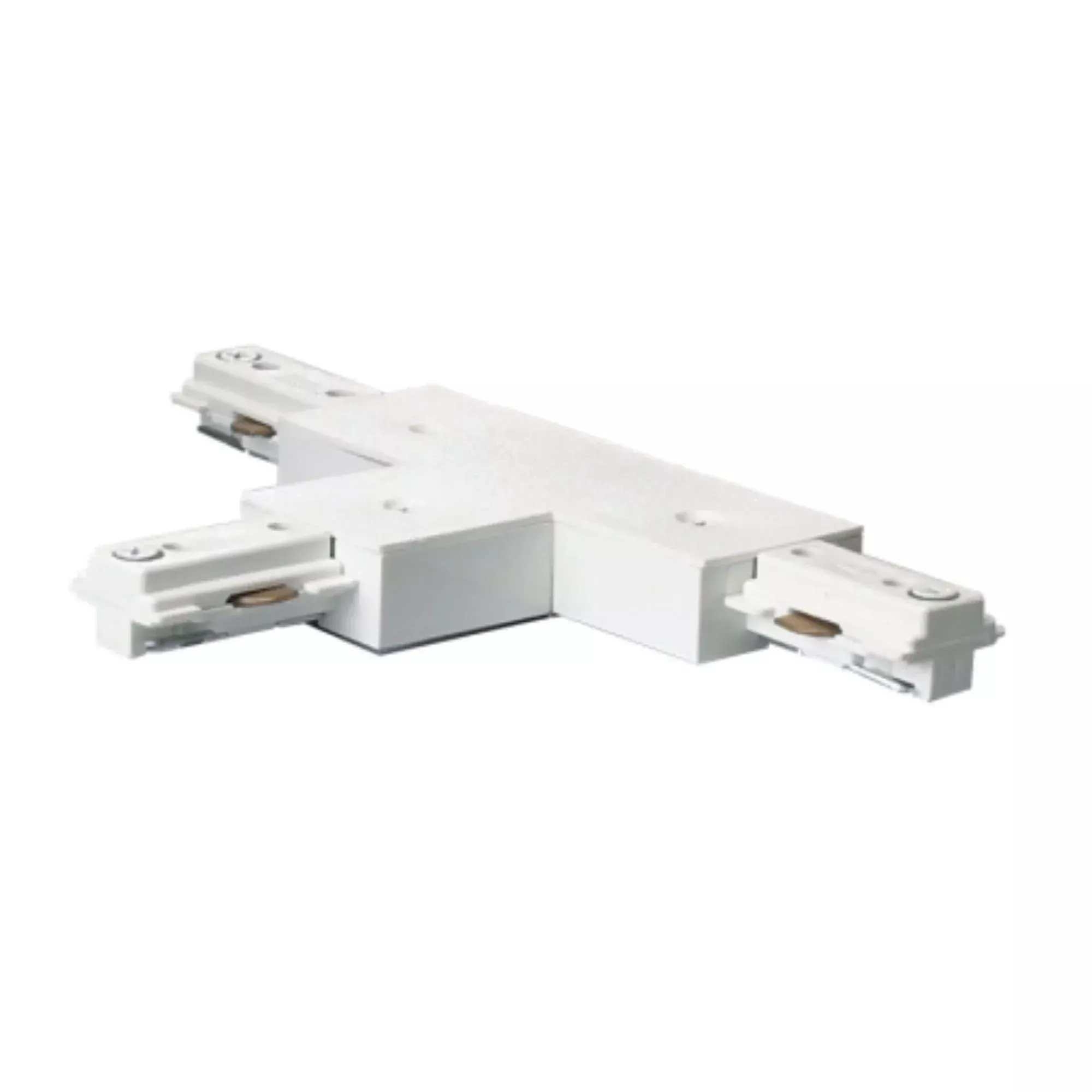 T Connector for Track Lighting White Finish
