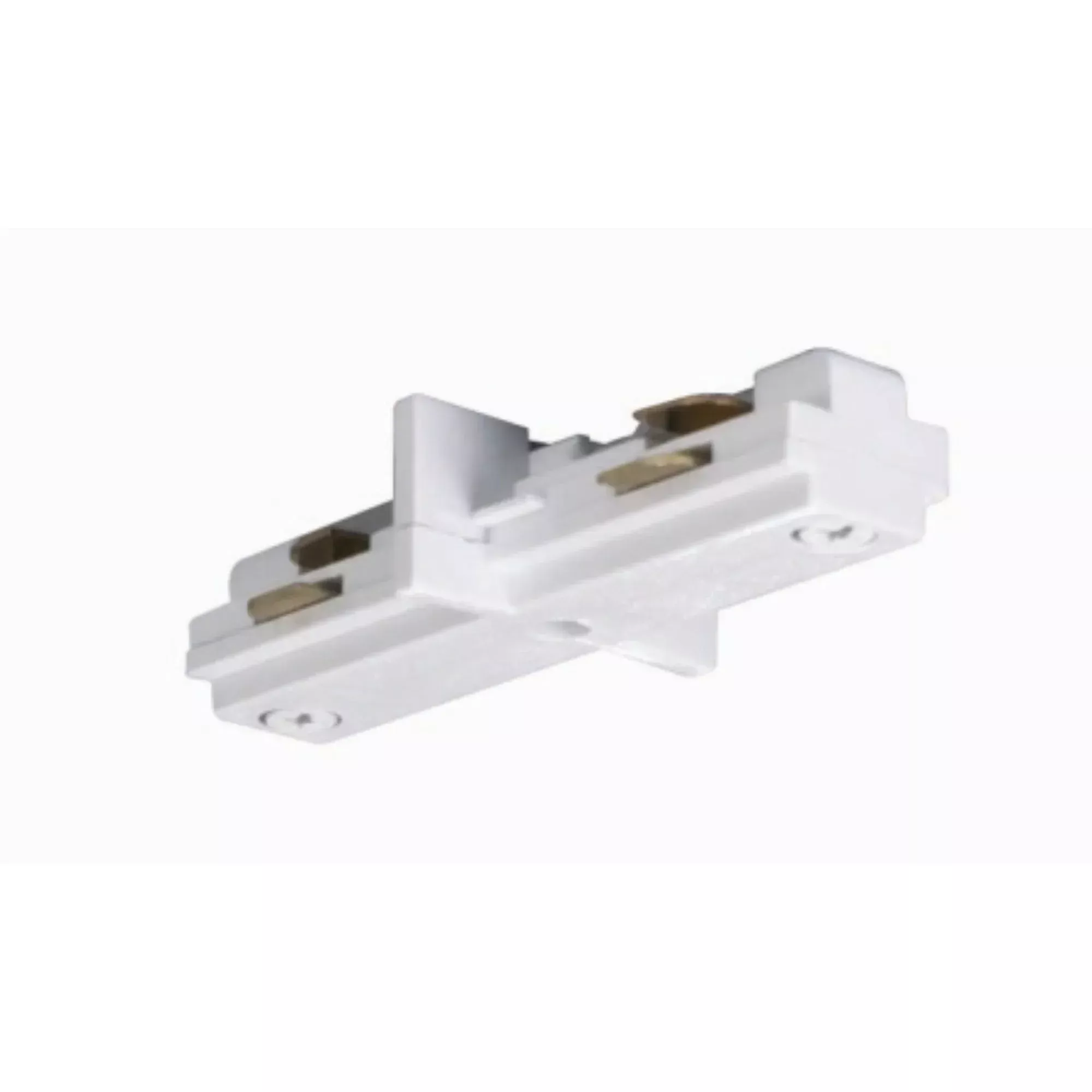 Track Mini Straight Connector White Finish