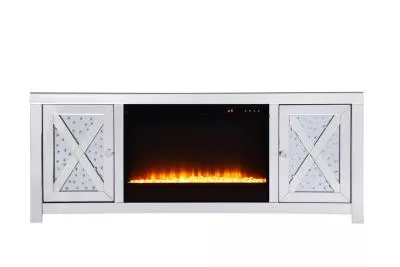 TV Stand With Insert Fireplace