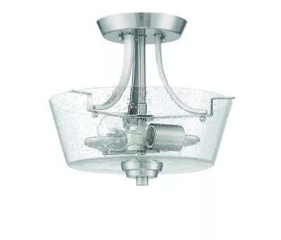 Two Light Semi Flush Mount Convertible