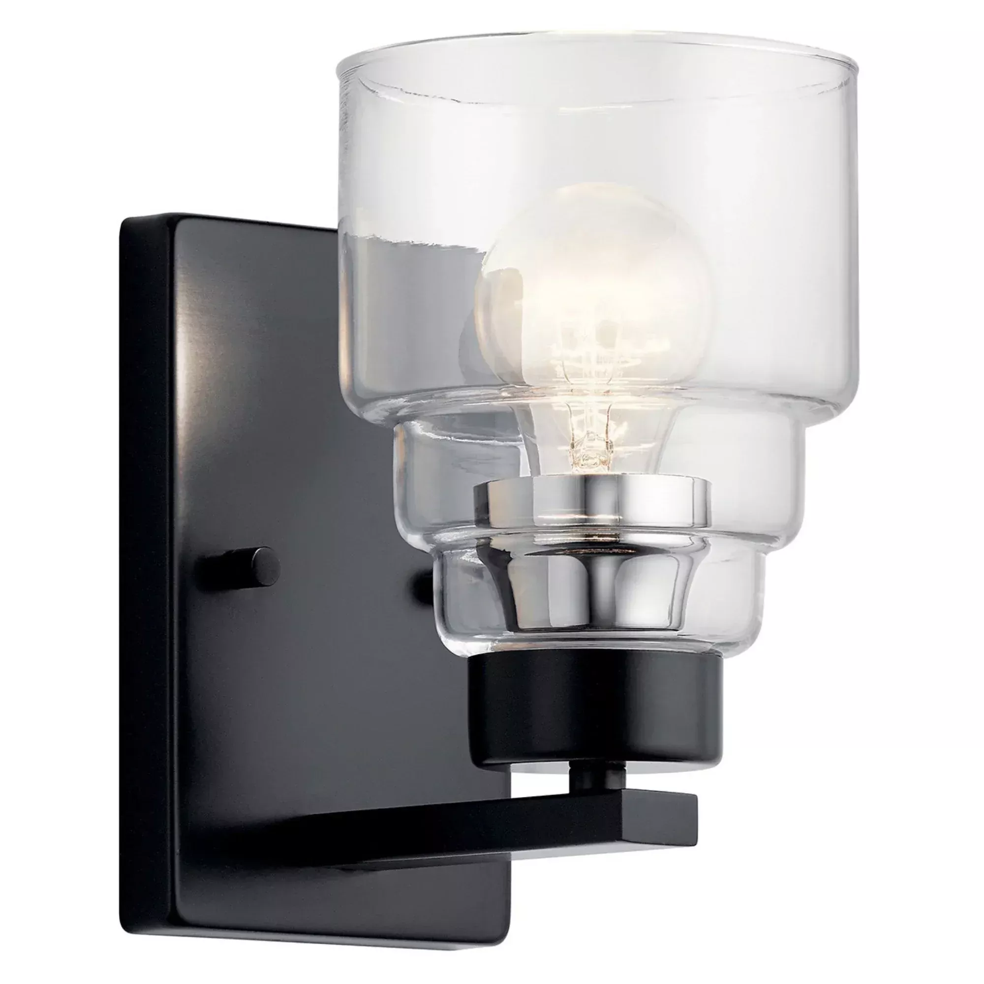 Vionnet 8.5 in. Wall Sconce, Black