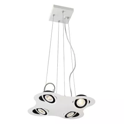 VISION,4LT LED PENDANT,W/B