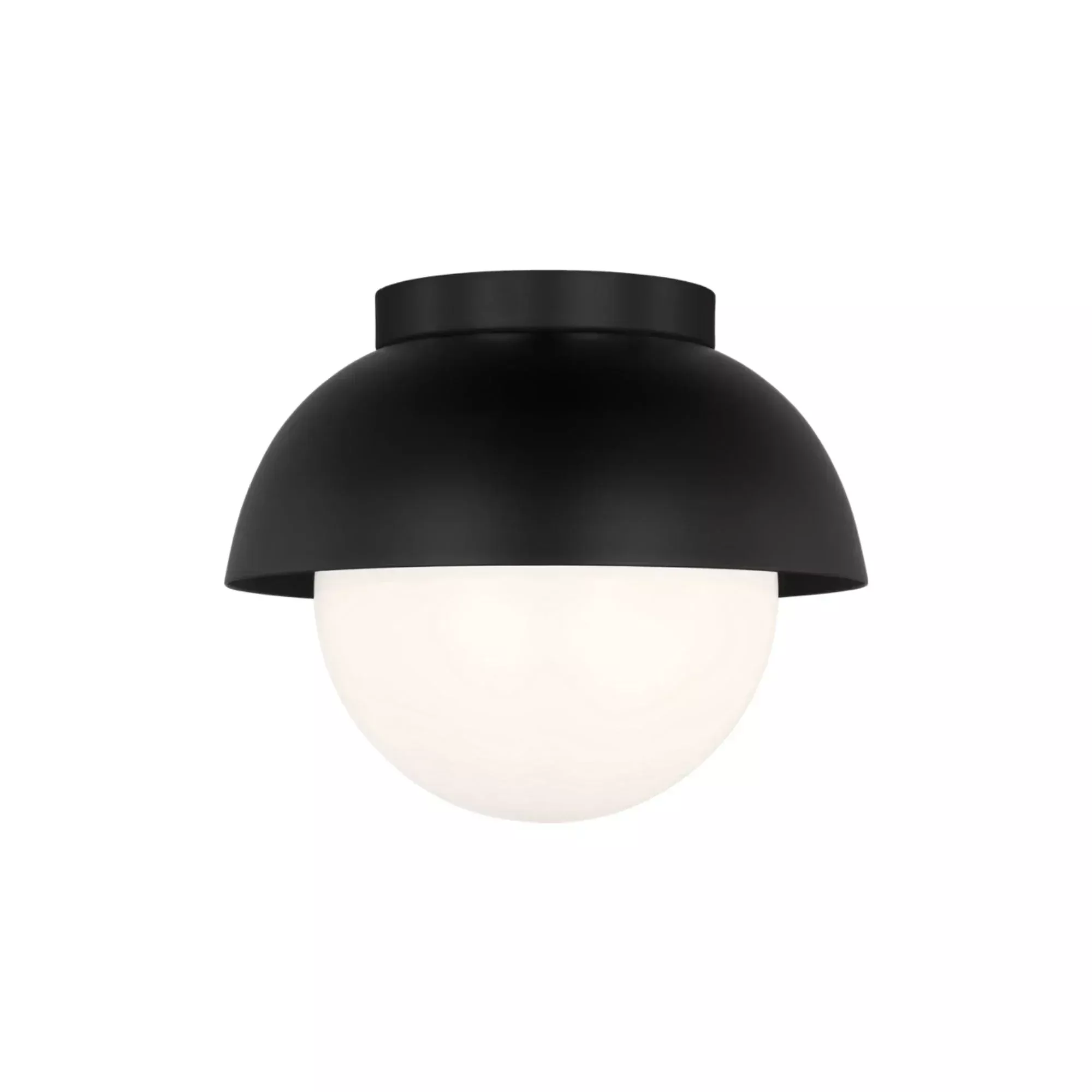 Visual Comfort Studio Hyde 8 in. Flush Mount Light, Midnight Black