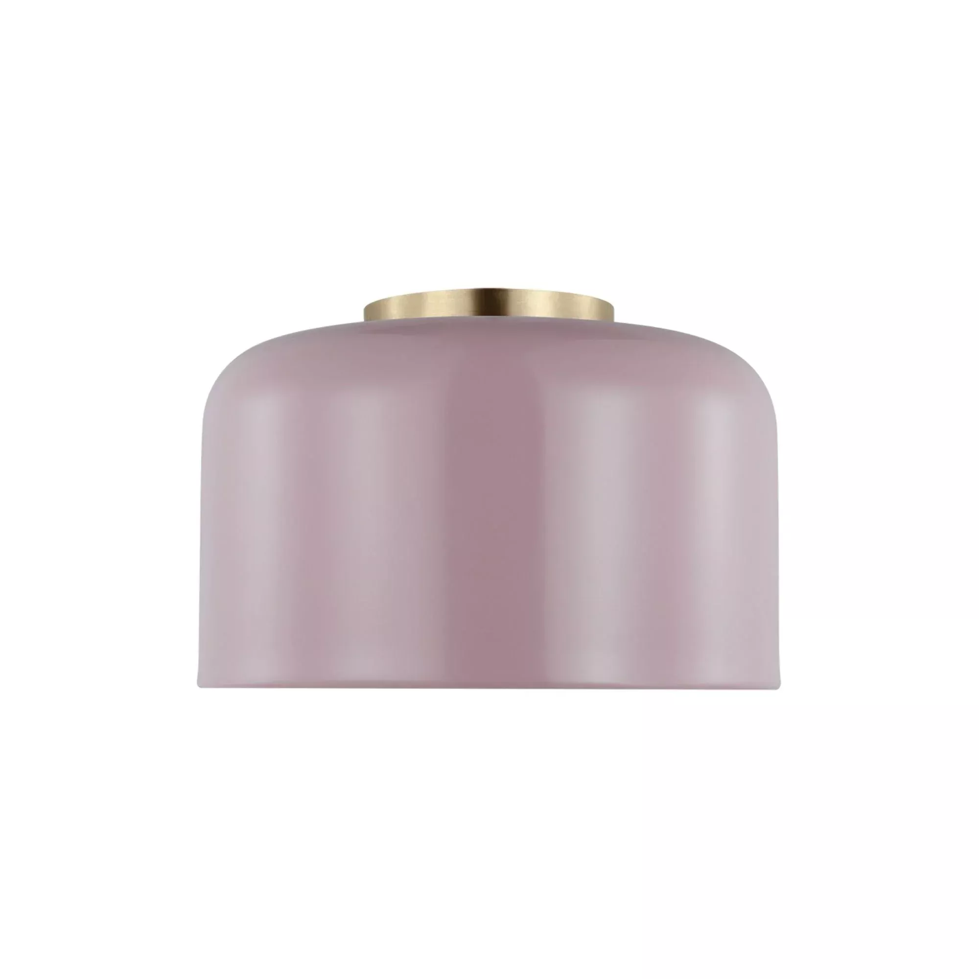 Visual Comfort Studio Malone 11" LED Small Flush Mount, Rose Finish