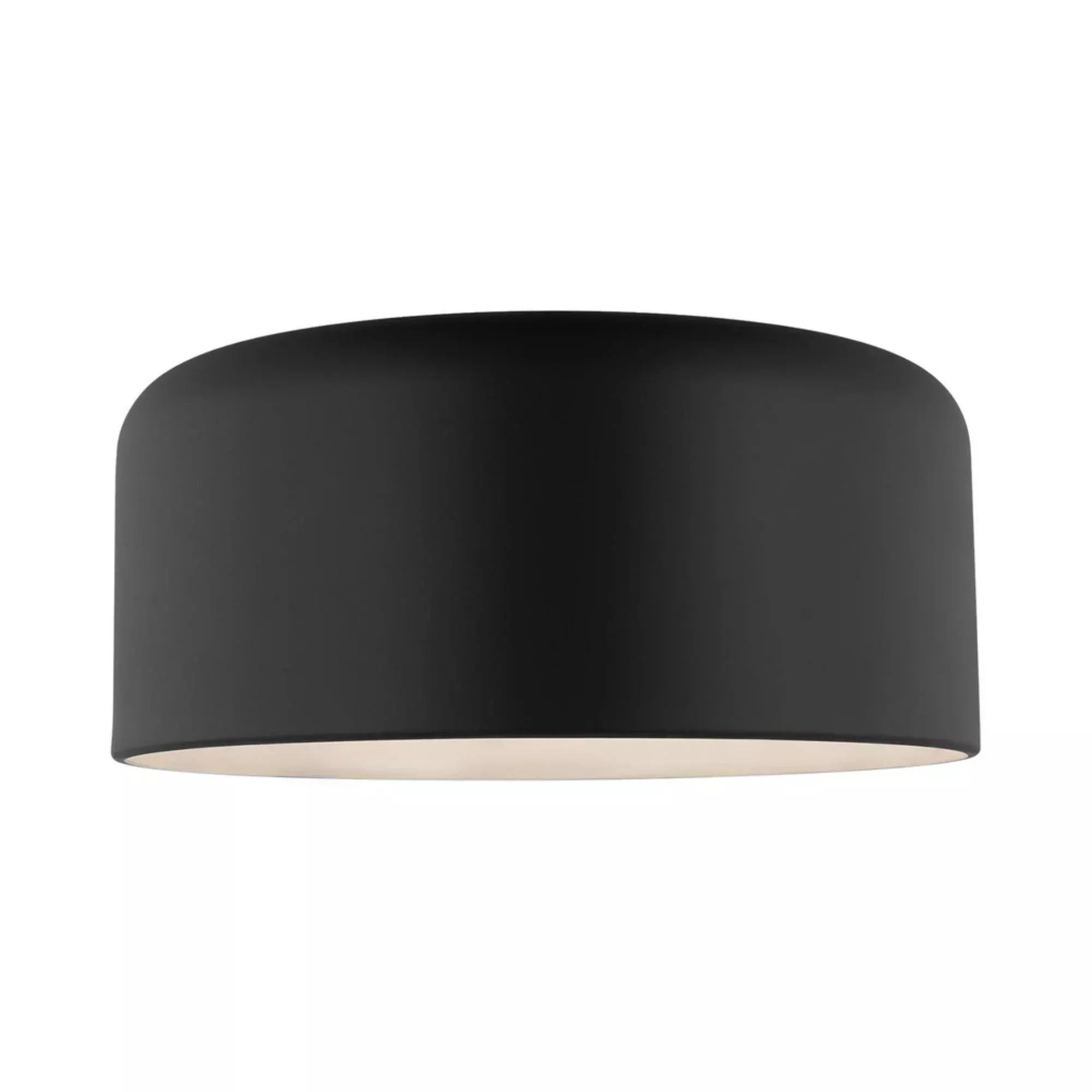 Visual Comfort Studio Malone 16" Large Flush Mount, Midnight Black Finish