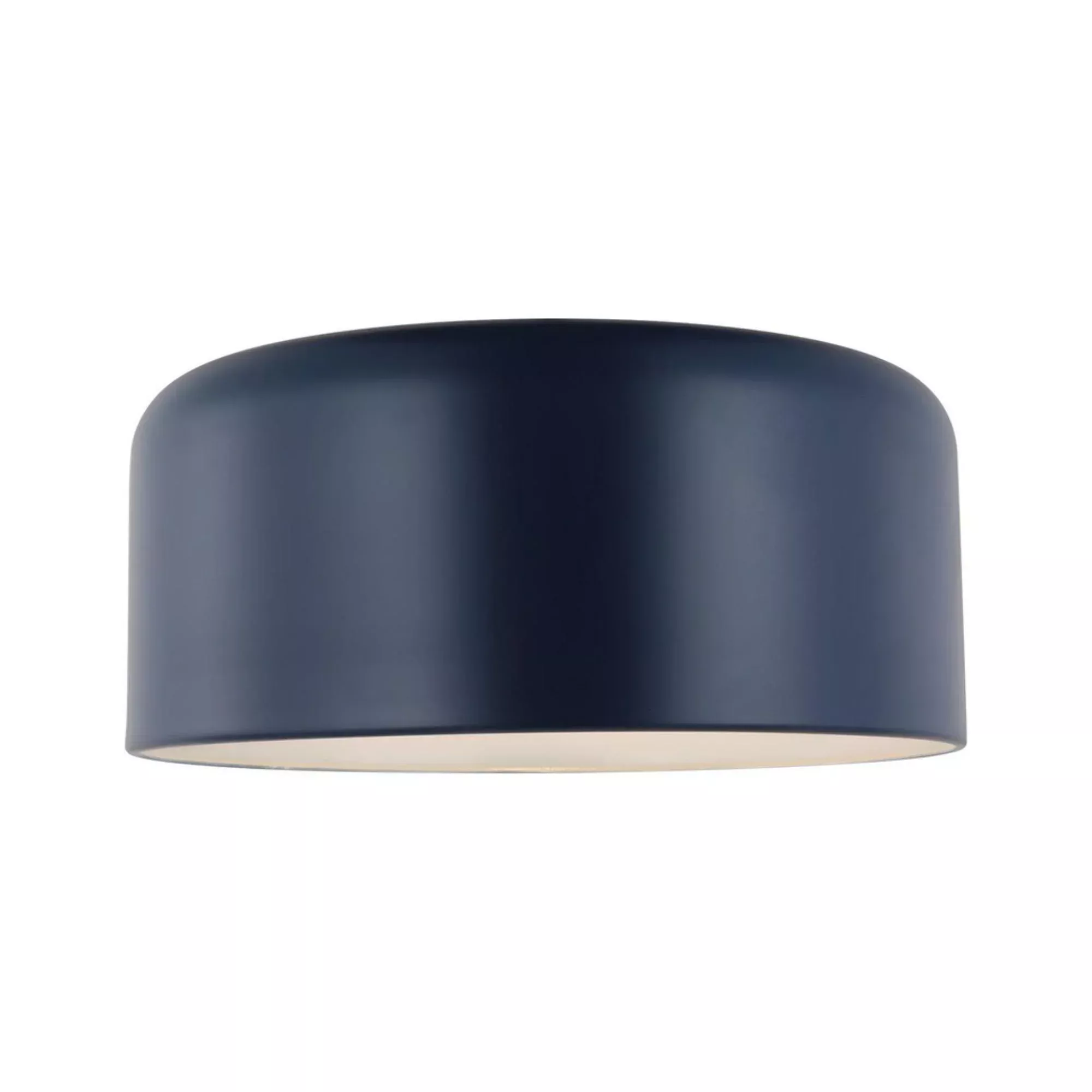 Visual Comfort Studio Malone 16" Large Flush Mount, Navy Finish