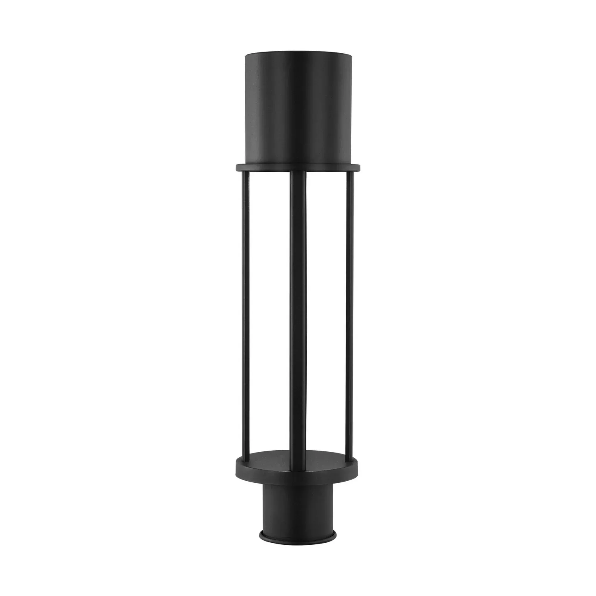 Visual Comfort Studio Union 21.25 in. Outdoor Post Light, Black