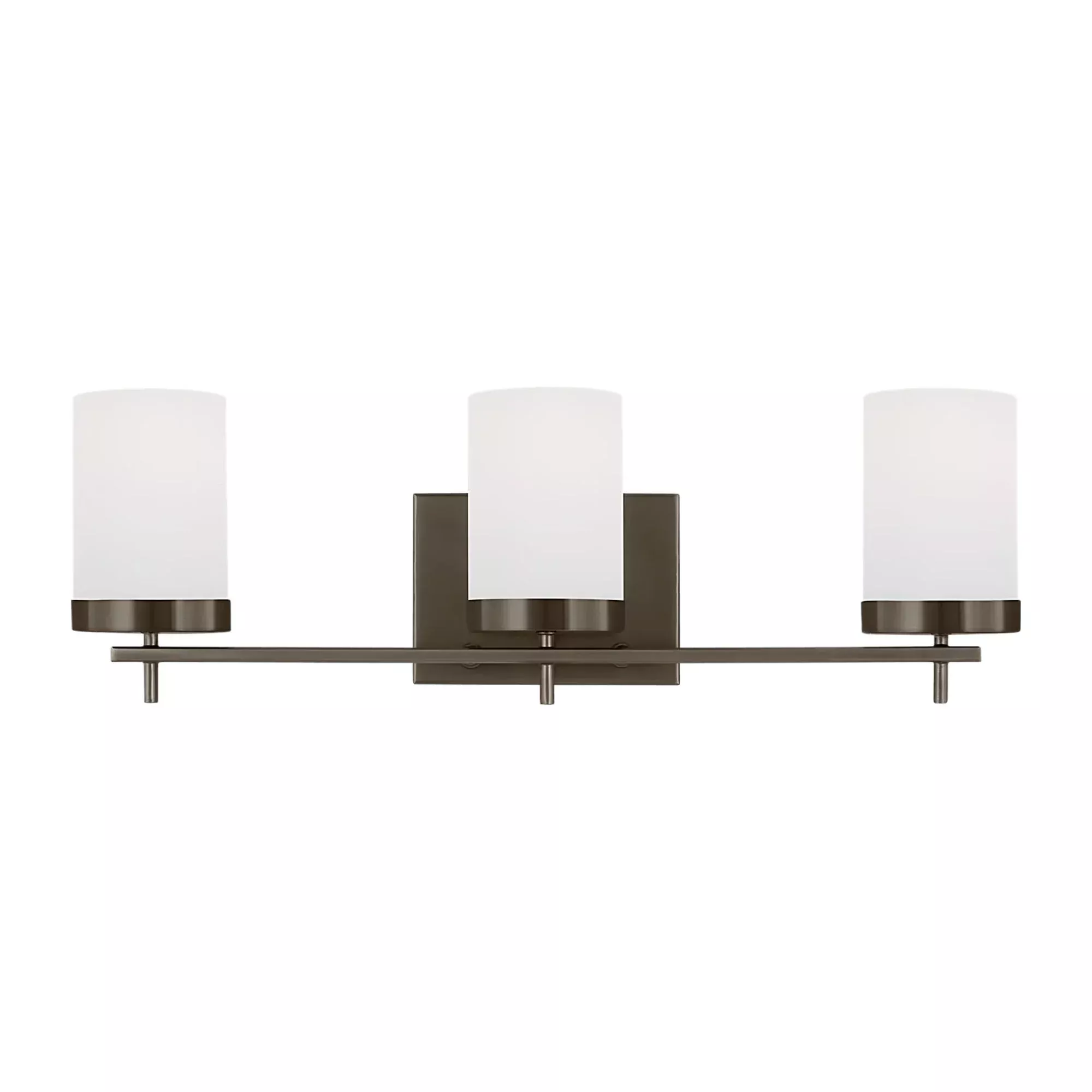 Visual Comfort Studio Zire 24" 3-Light Bathroom Vanity, Brushed Oil Rubbed Bronze Finish