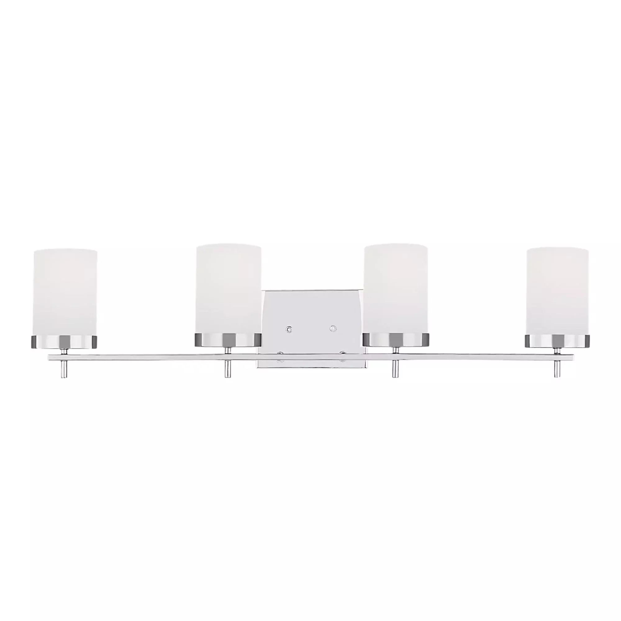Visual Comfort Studio Zire 34" 4-Light Bathroom Vanity, Chrome Finish