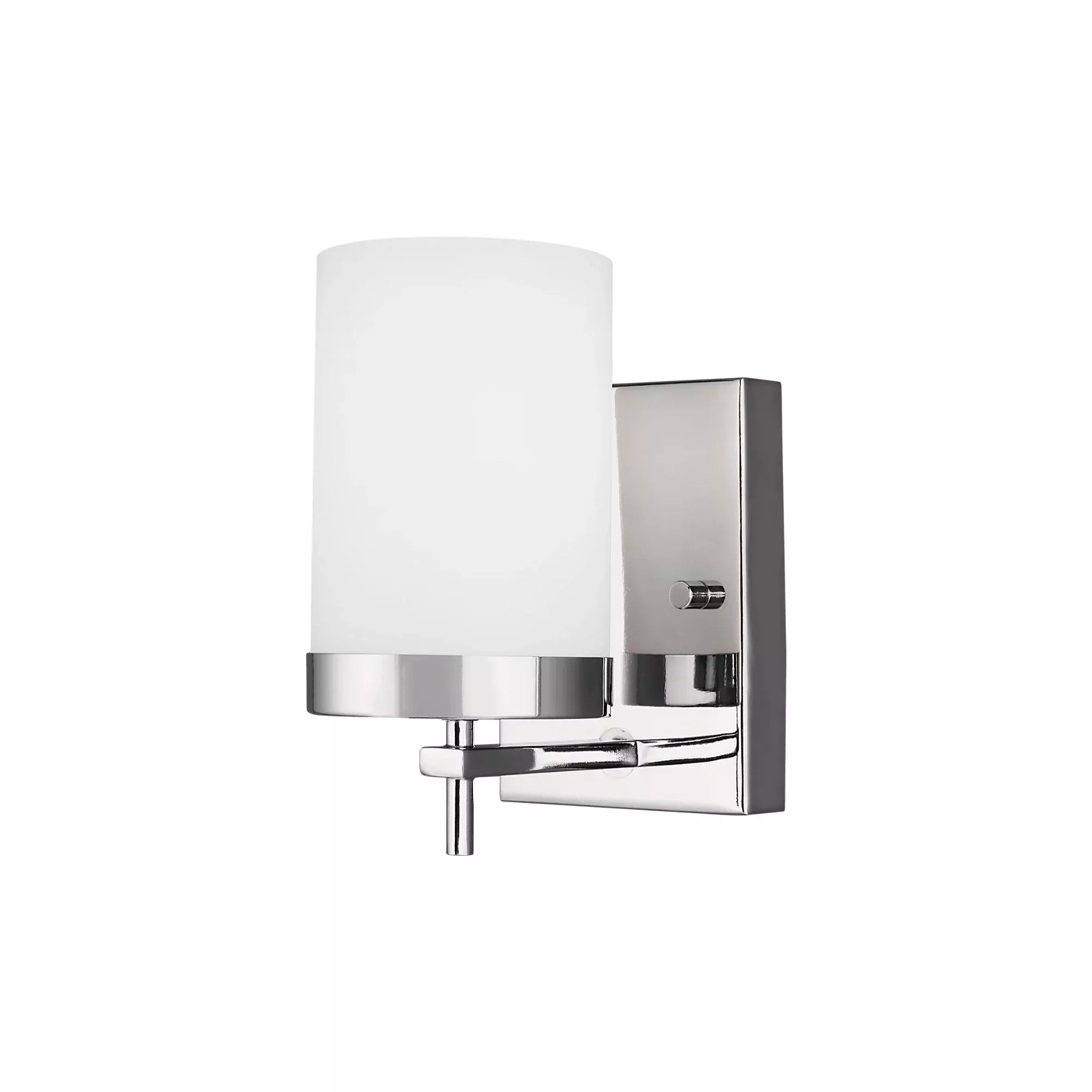 Visual Comfort Studio Zire 8" Bath Sconce, Chrome Finish