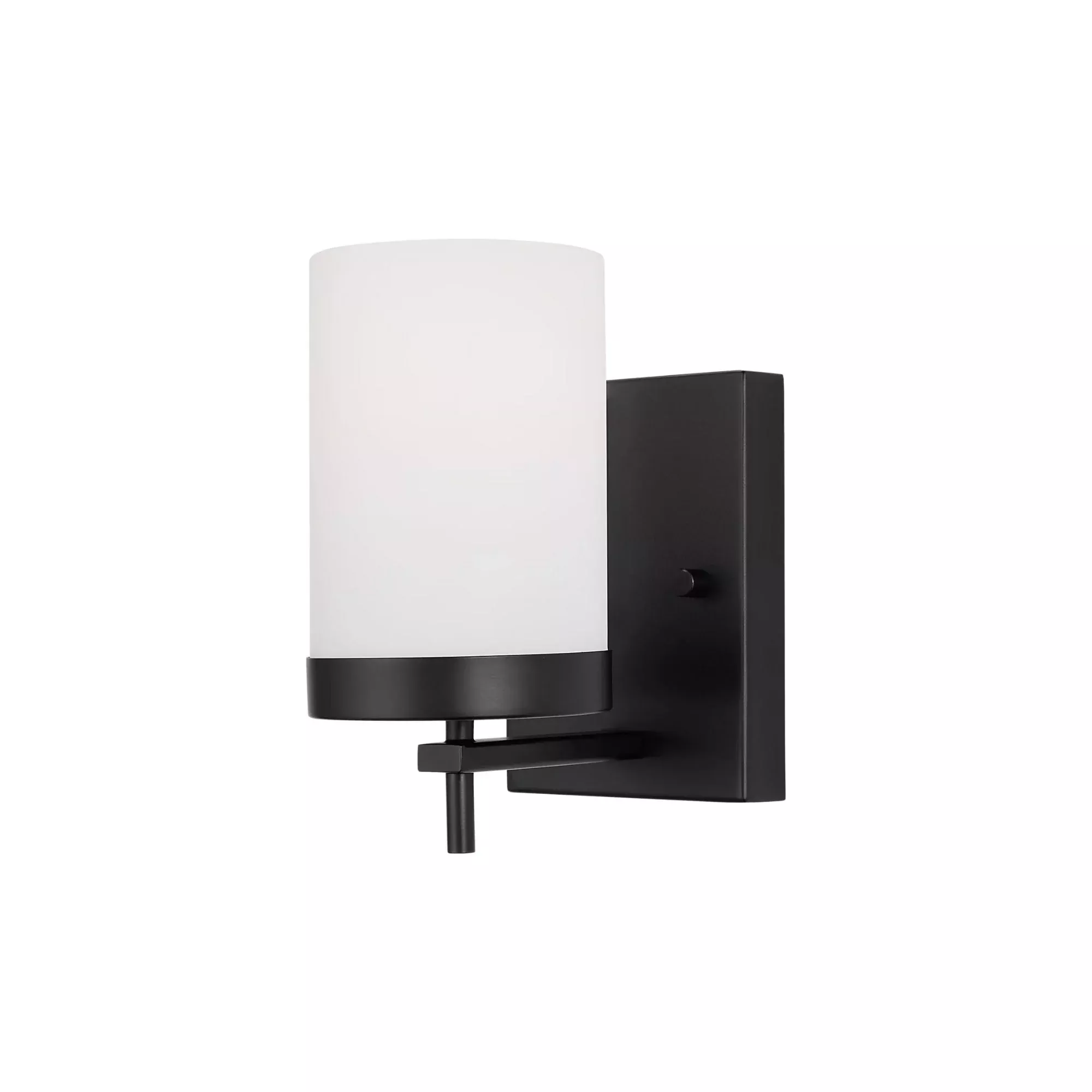 Visual Comfort Studio Zire 8" LED Bath Sconce, Midnight Black Finish