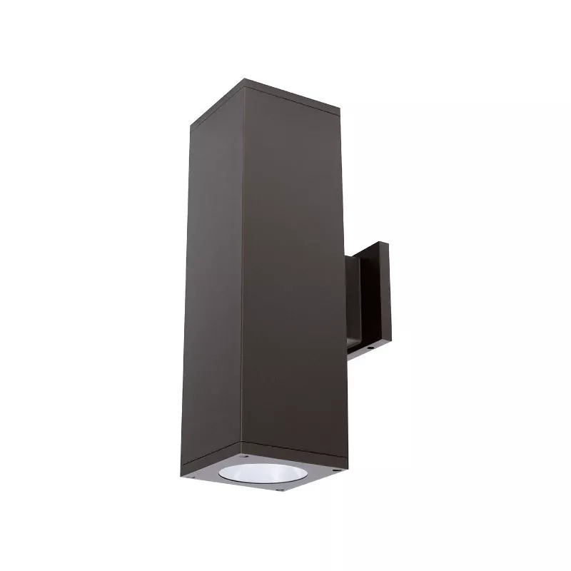 WAC DC-WD06 Cube Architectural 6" 70W LED Double Wall Mount, Towards The Wall
