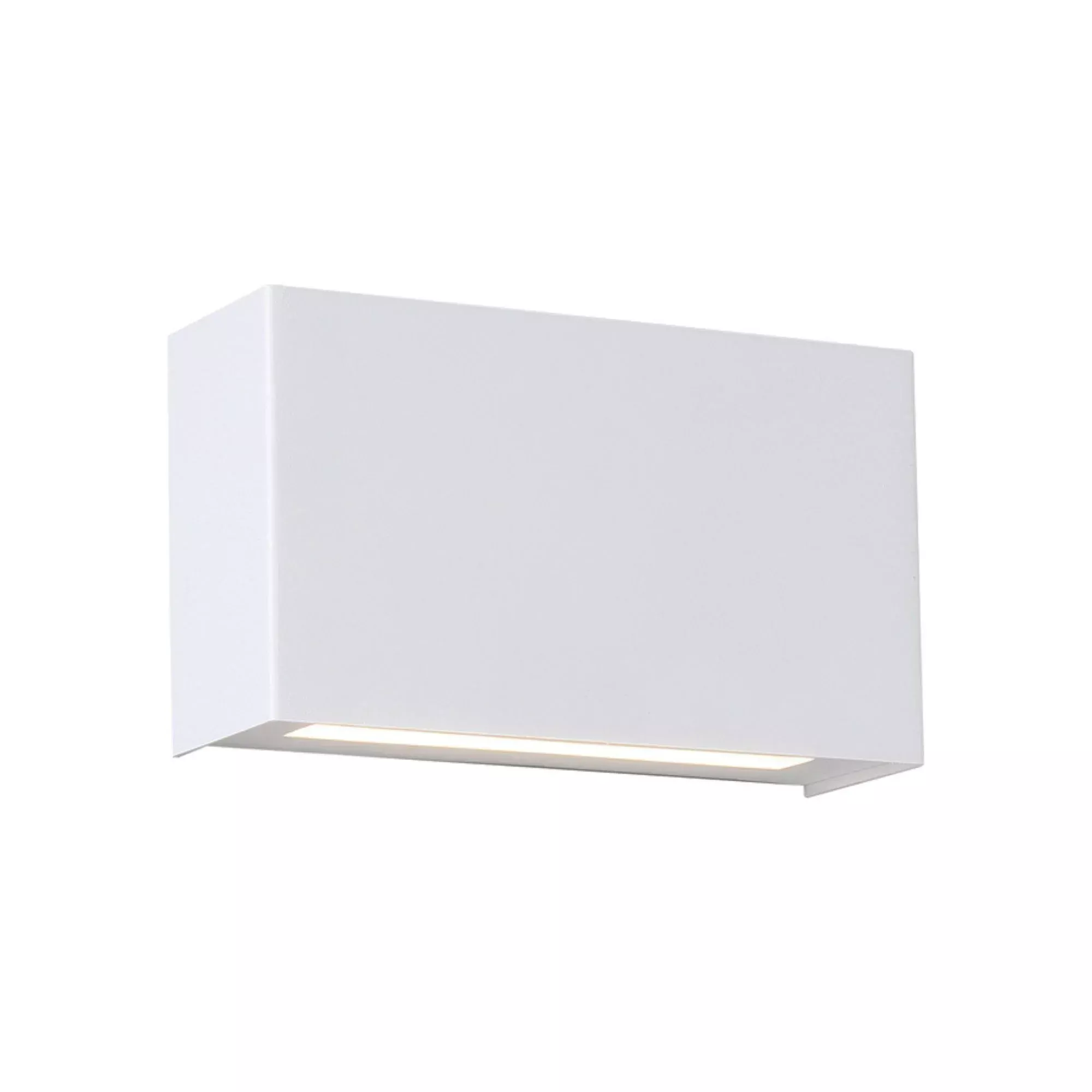 WAC Lighting Blok 7 in. 2-Light Wall Sconce, White with Glass Diffuser