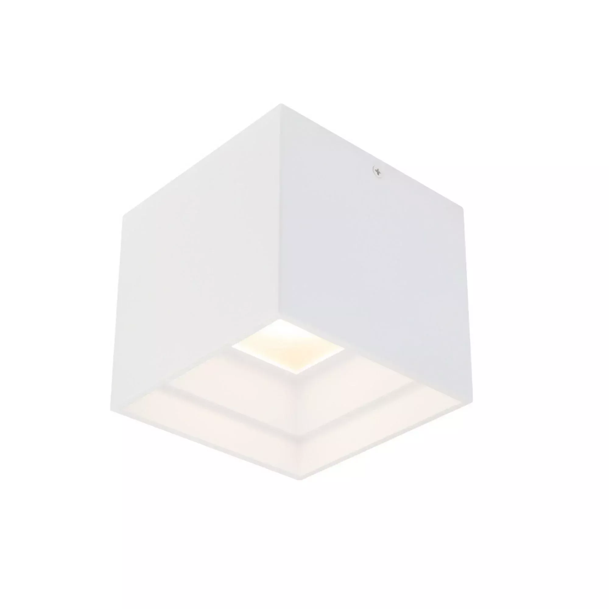 WAC Lighting Downtown 5 in. Outdoor Ceiling Light, White with Glass Diffuser