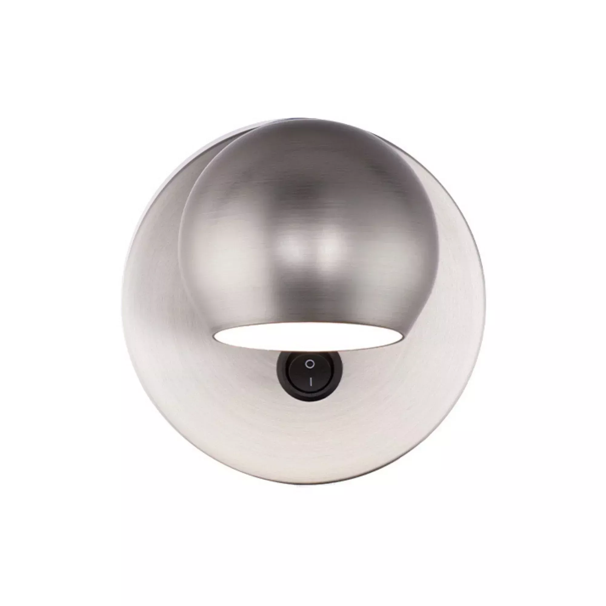 WAC Lighting Duplex 5.25 in. Wall Sconce, Brushed Nickel with PC Diffuser
