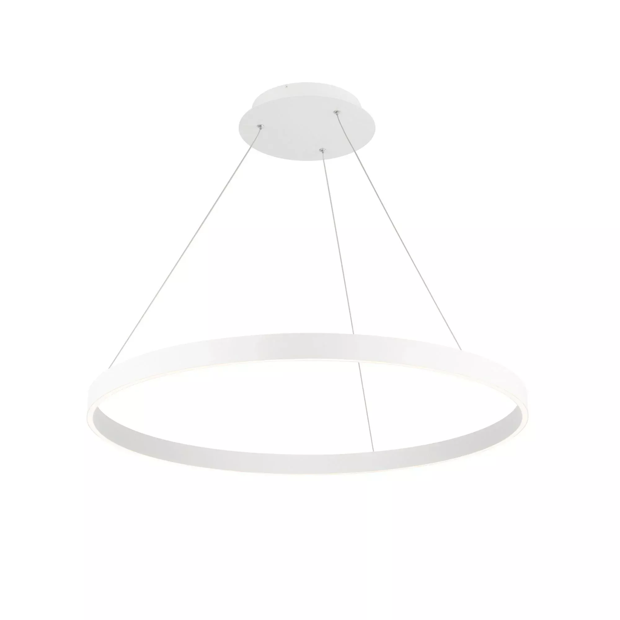 WAC Lighting Sirius 30.5 in. Pendant Light, White with Silicone Diffuser