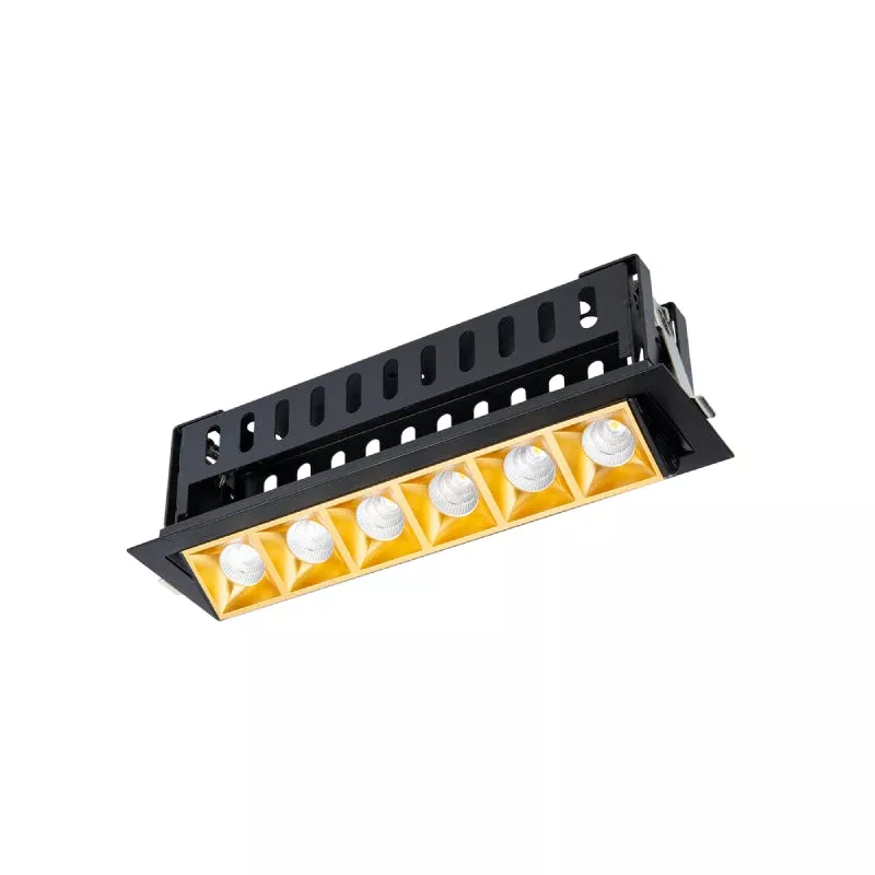 WAC R1GAT06-S Multi Stealth 6 Cell Adjustable Trim, 16° Beam