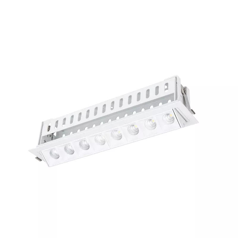 WAC R1GAT08-S Multi Stealth 8 Cell Adjustable Trim, 16° Beam