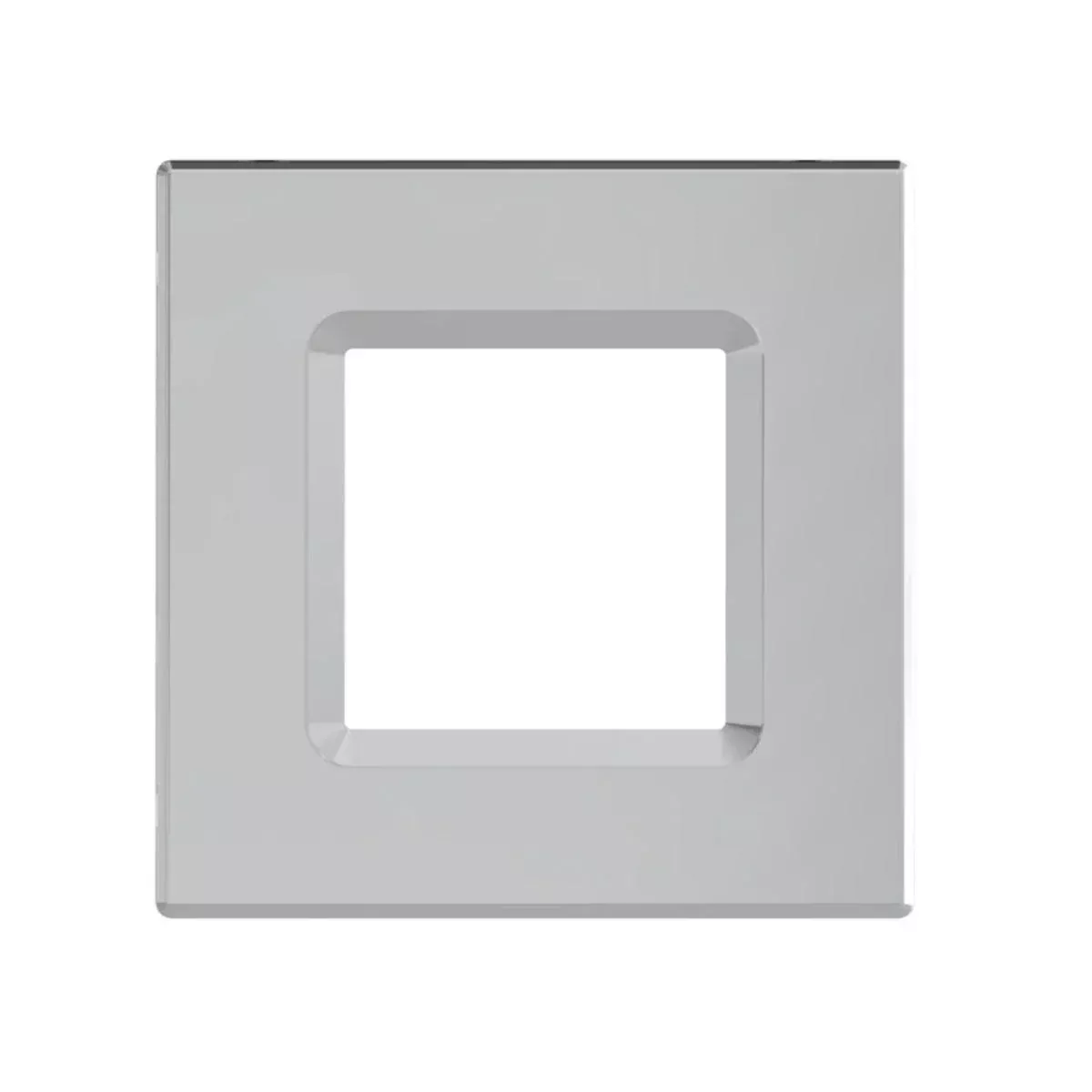 Wafer 6" Trim Square Baffle Brushed Nickel