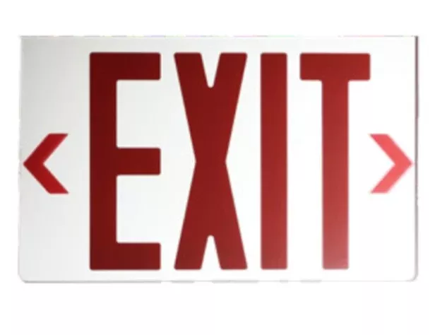 Westgate LED Exit Sign White XT-EL2RM-WH-CP