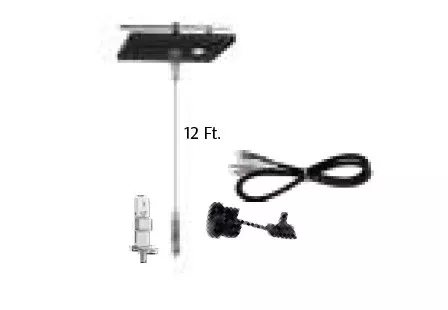Westgate Lighting Accessory Black SCL-CSQ1P-12FT-BK