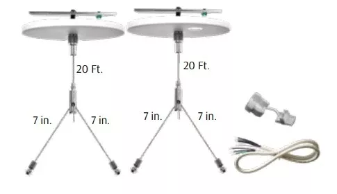 Westgate Lighting Suspension Cable SCL-CSYK-20FT