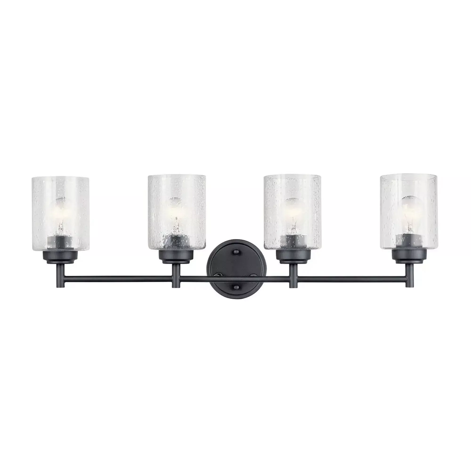 Winslow 30 in. 4-Light Bathroom Vanity Light, Black