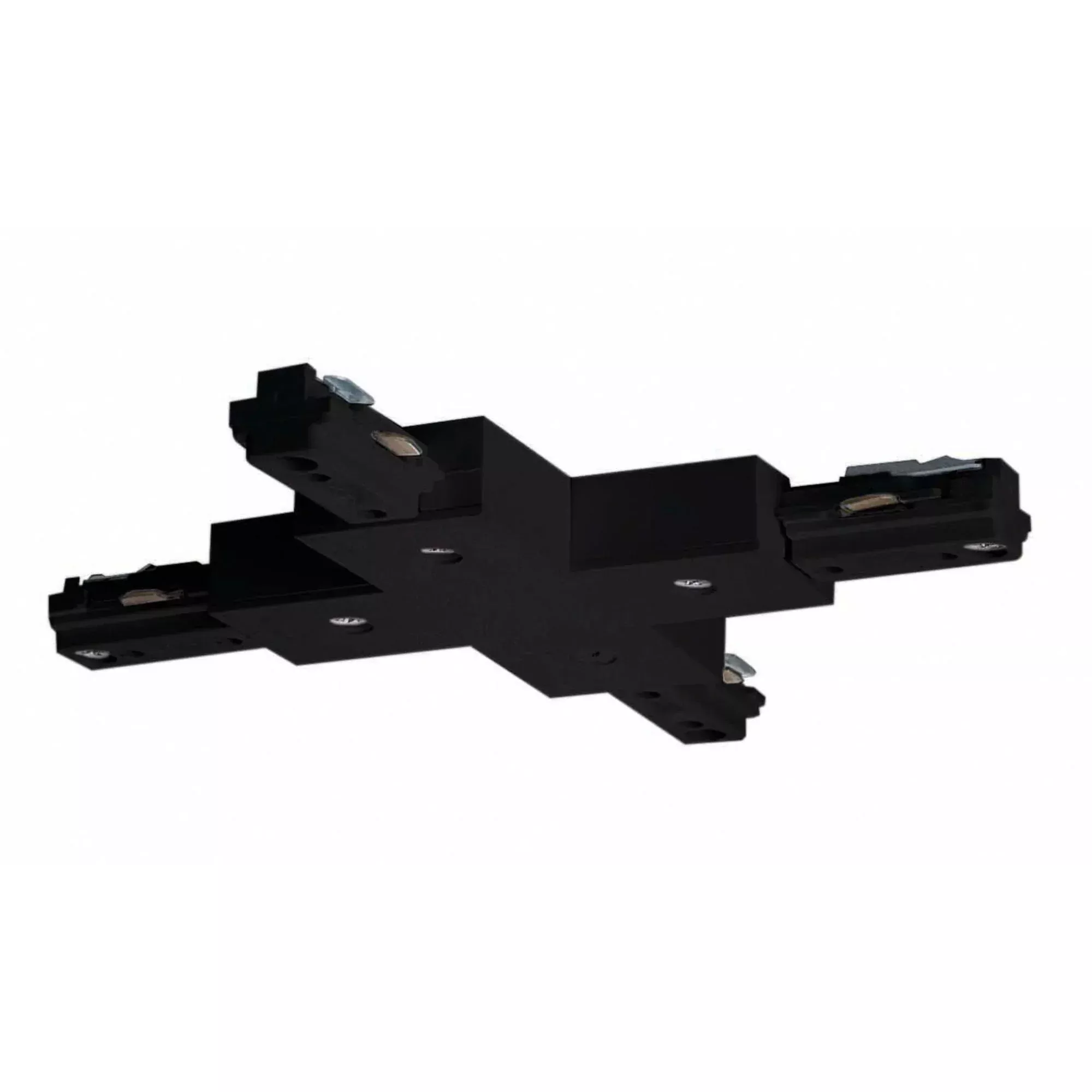 X Connector for Track Lighting Black Finish
