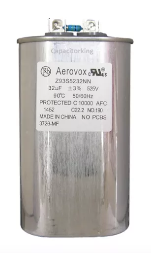 Z93S5232NN (3726-MF) Aerovox Metal Capacitor - 525V 1500W 32uF